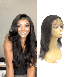 Natural Color Lace Frontal Wig 13'' X 4'' - Body Wave