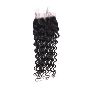 Pre-plucked Lace Closure 4'' x 4'' - Deep Wave