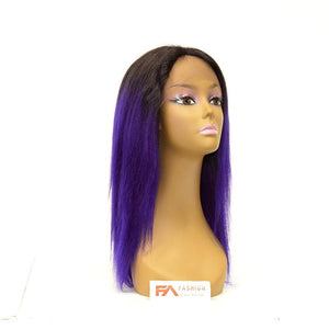 Fancy Lace Front Wig - T1B/PURPLE