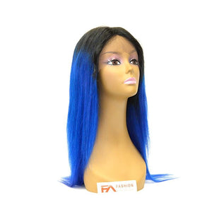 Fancy Lace Front Wig - T1B/BLUE