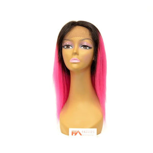 Fancy Lace Front Wig - T1B/PINK