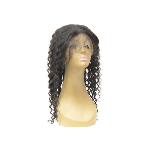 Natural Color Lace Frontal Wig 13'' X 4'' - Deep Wave