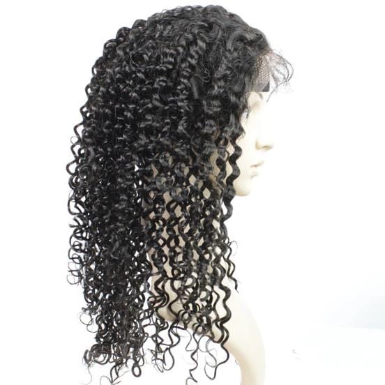 Full Lace Human Wig tight curly - Pre-plucked - Fa fashion
