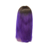 Fancy Lace Front Wig - T1B/PURPLE